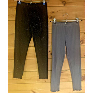 365 Kids Girl Leggings Lot of 2 Size 8